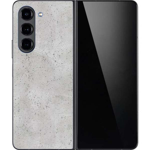Light Grey Concrete Galaxy Z Fold5 5G Skin